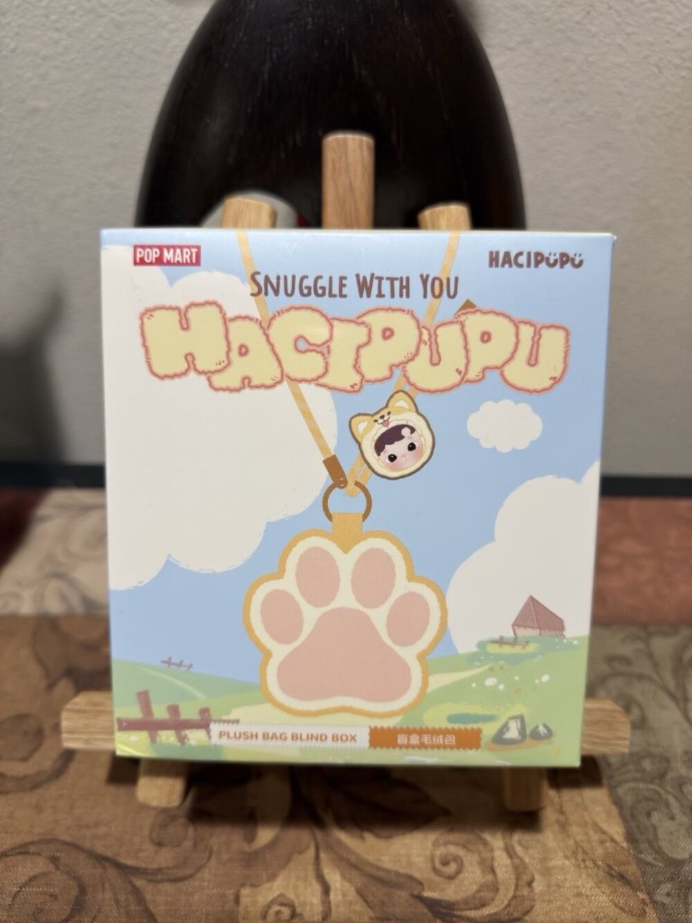 POP MART HACIPUPU Snuggle With You Plush Bag Blind Box SEALED